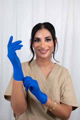 Clinical skin treatment before and after at Medcura Harrow