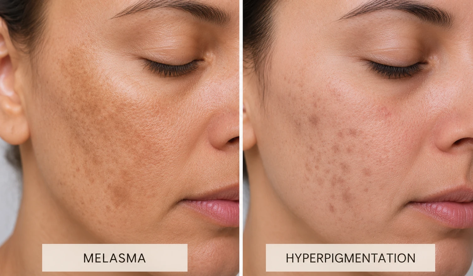 Melasma vs Hyperpigmentation